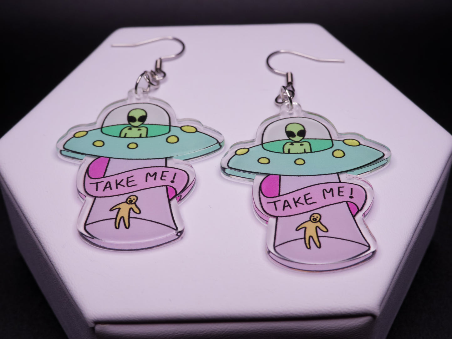 Take Me UFO Earrings
