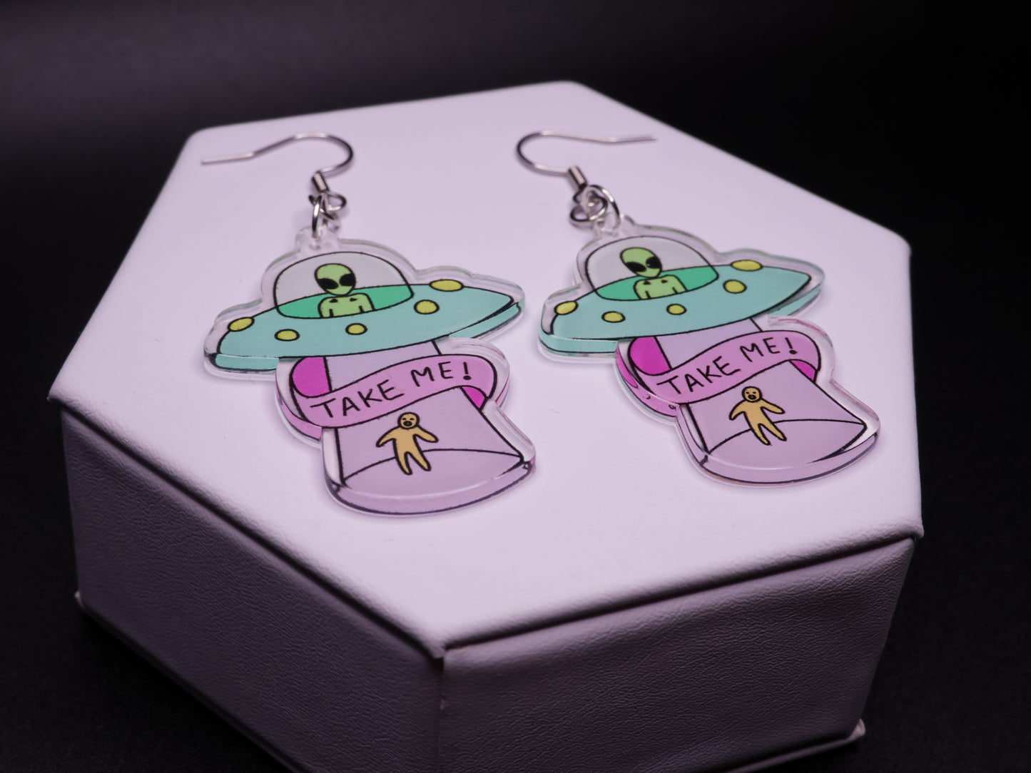 Take Me UFO Earrings