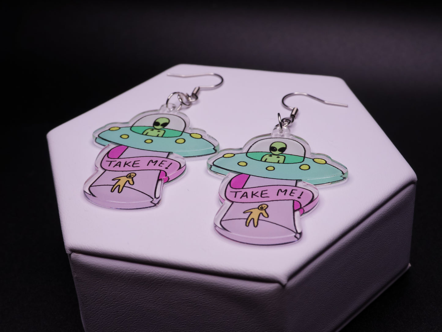 Take Me UFO Earrings